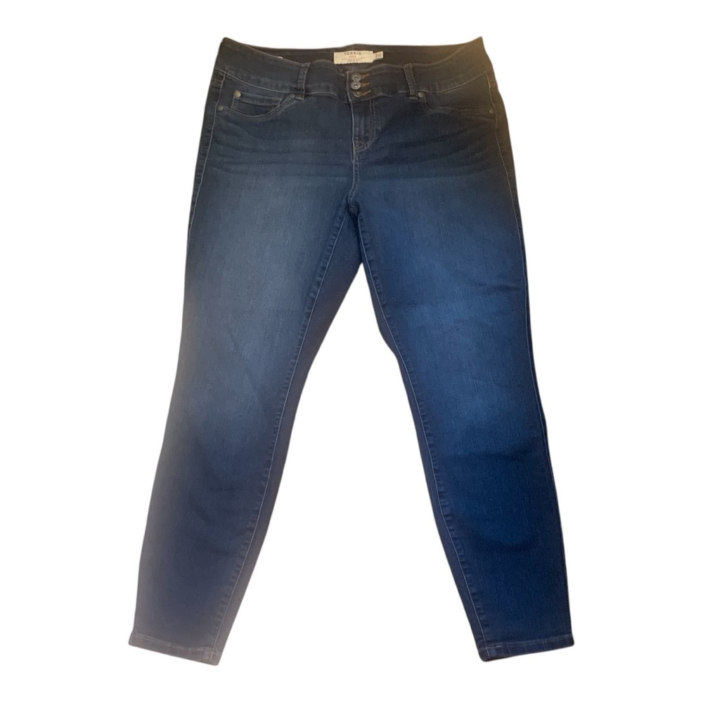 Torrid Dark Wash High Rise Denim Jeans Jeggings Stretch Size 18R‎